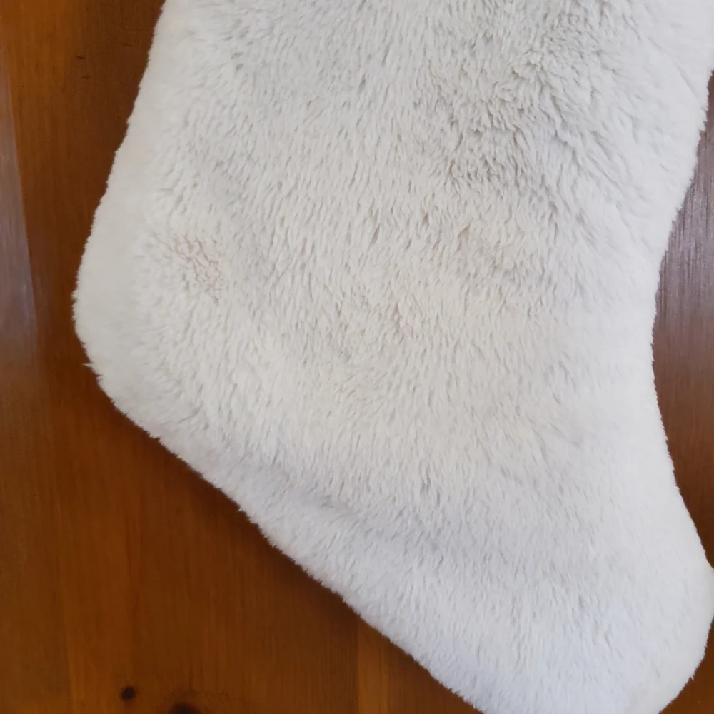 3 Pottery Barn Faux Fur Stockings